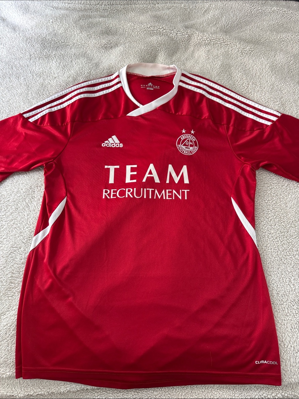 Aberdeen FC 🏴󠁧󠁢󠁳󠁣󠁴󠁿 2011-12 Adidas Home Scottish Premiership Jersey